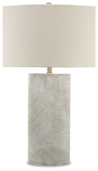 Bradard - Poly Table Lamp - Brown - Hornell Furniture Outlet