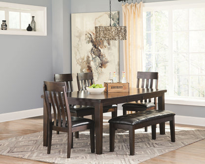 Haddigan - Dark Brown - Rectangular Dining Room Extension Table - Hornell Furniture Outlet