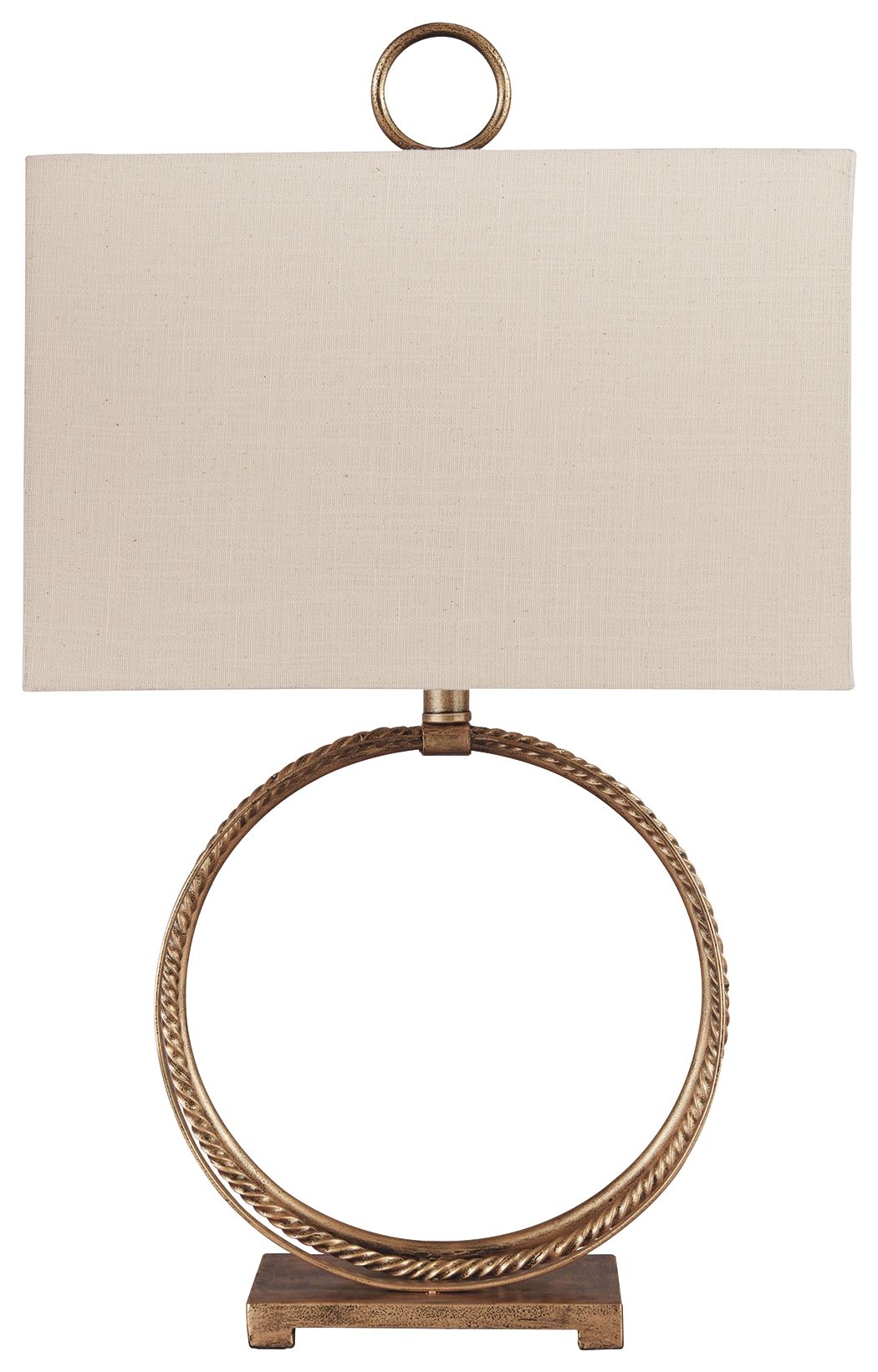 Mahala - Antique Gold Finish - Metal Table Lamp - Hornell Furniture Outlet
