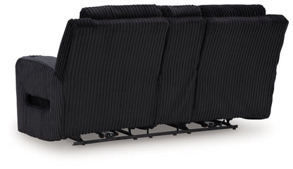 Forest Lake - Power Reclining Loveseat With Console / Adj Headrest - Hornell Furniture Outlet