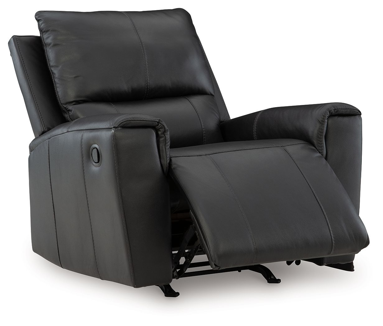 Glossmore - Black - Rocker Recliner - Hornell Furniture Outlet
