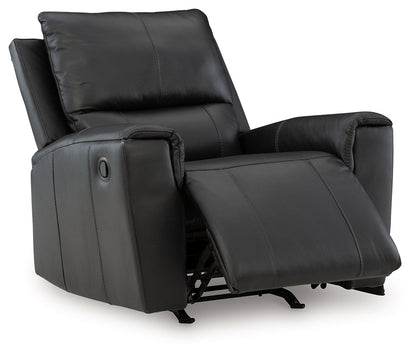 Glossmore - Black - Rocker Recliner - Hornell Furniture Outlet