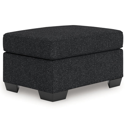 Jasmine Peaks - Coal - Ottoman - Hornell Furniture Outlet