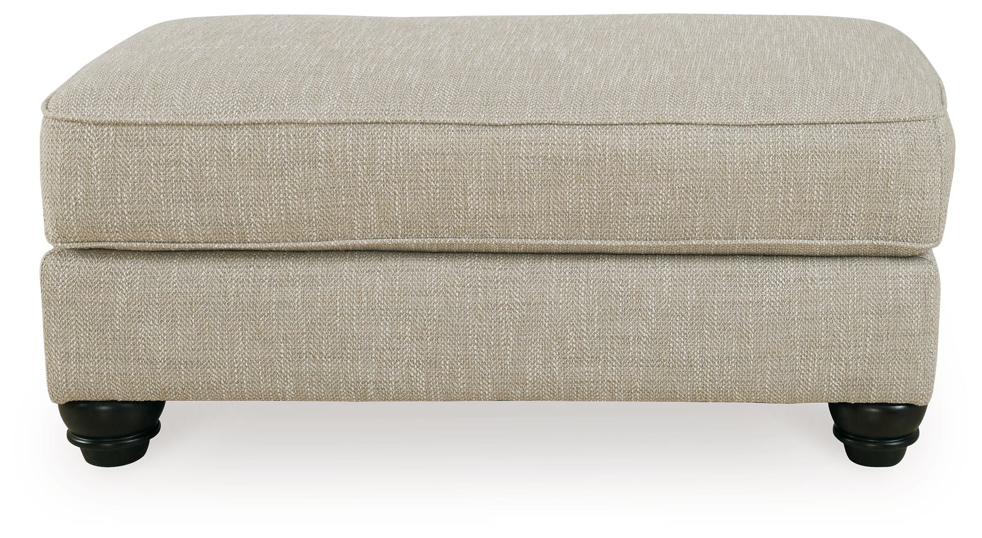 Asanti - Ottoman - Fog - Hornell Furniture Outlet