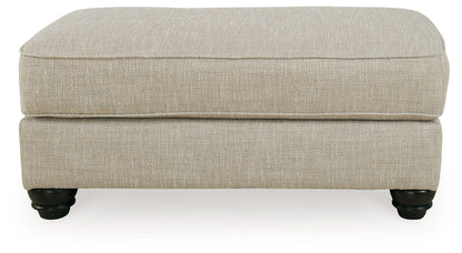 Asanti - Ottoman - Fog - Hornell Furniture Outlet