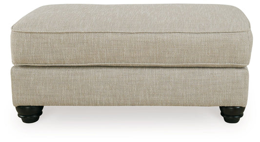 Asanti - Ottoman - Fog - Hornell Furniture Outlet