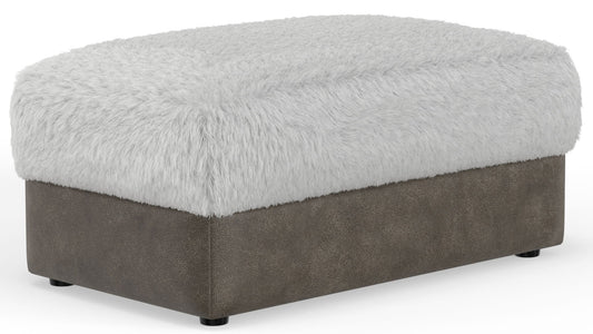 Snowball - Ottoman - Taupe - Hornell Furniture Outlet