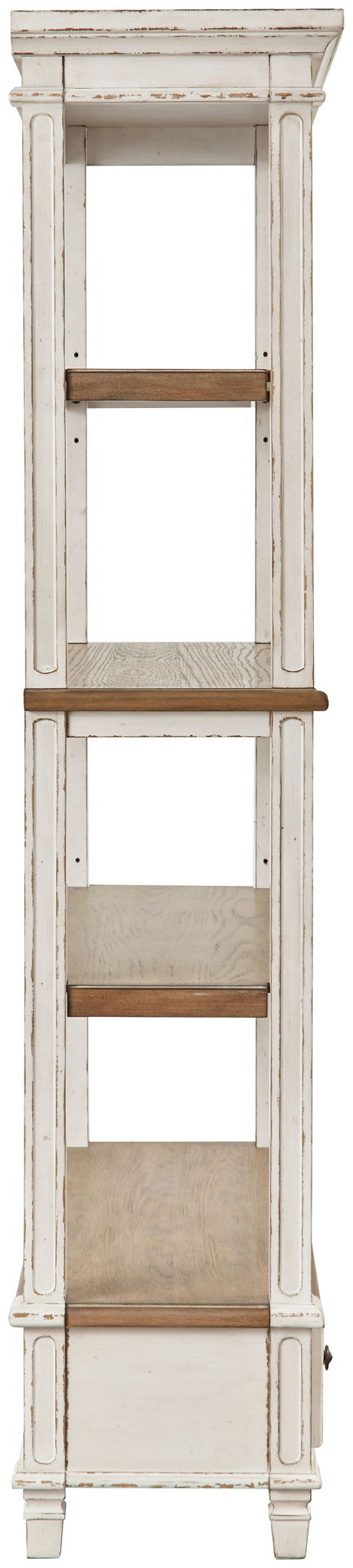 Realyn - Brown / White - Bookcase - Hornell Furniture Outlet