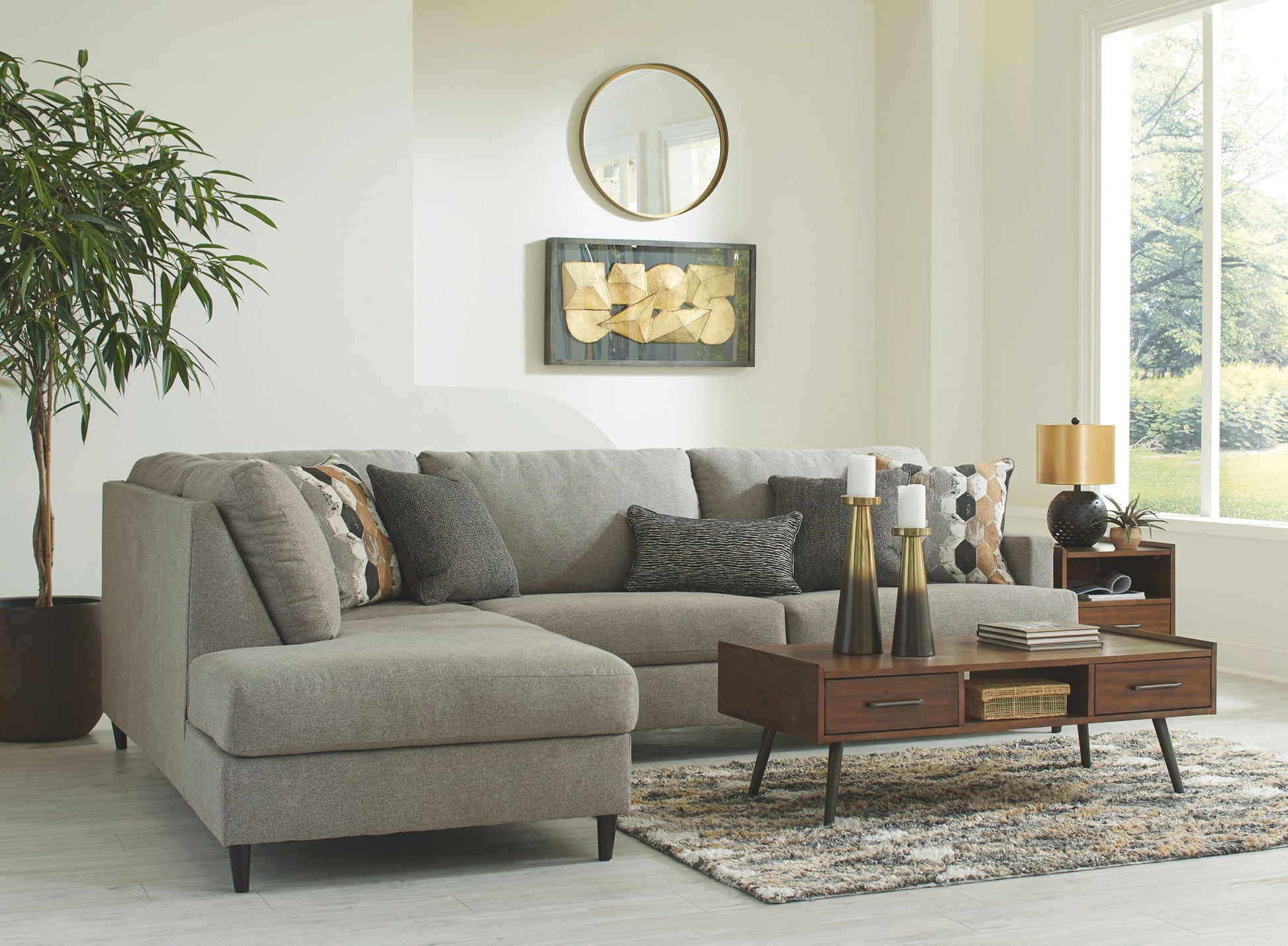 Santasia - Sectional - Hornell Furniture Outlet