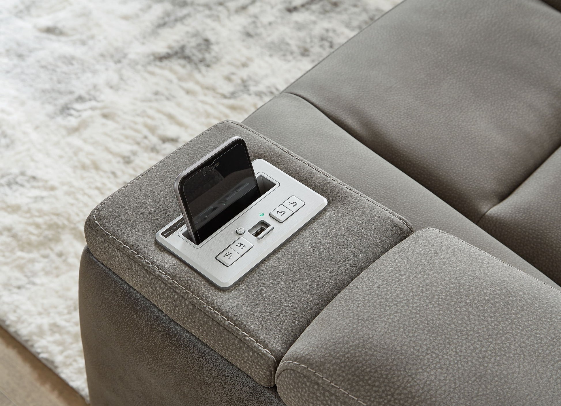 Next - gen Durapella - Pwr Recliner/Adj Headrest - Hornell Furniture Outlet