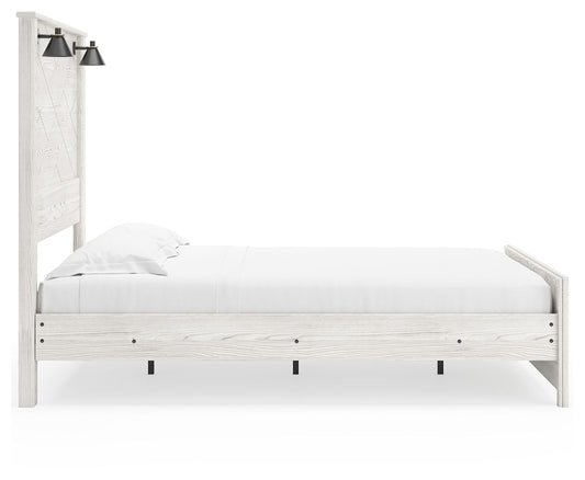 Gerridan - Panel Bed With Sconces - Hornell Furniture Outlet