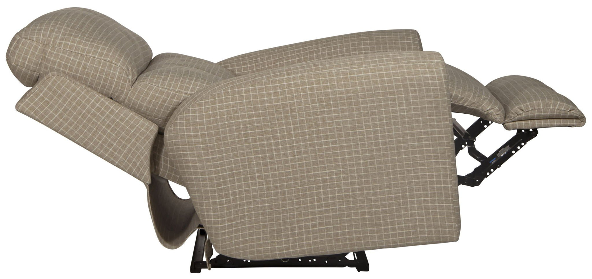 Justine - Lay Flat Extra Wide Recliner - Sandstone - Hornell Furniture Outlet