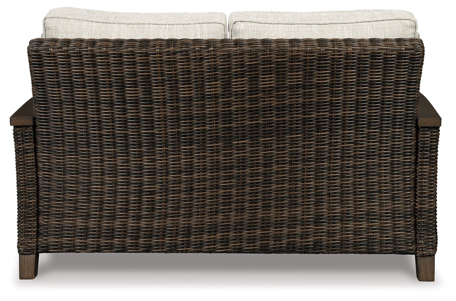 Paradise Trail - Medium Brown - Loveseat w/Cushion - Hornell Furniture Outlet