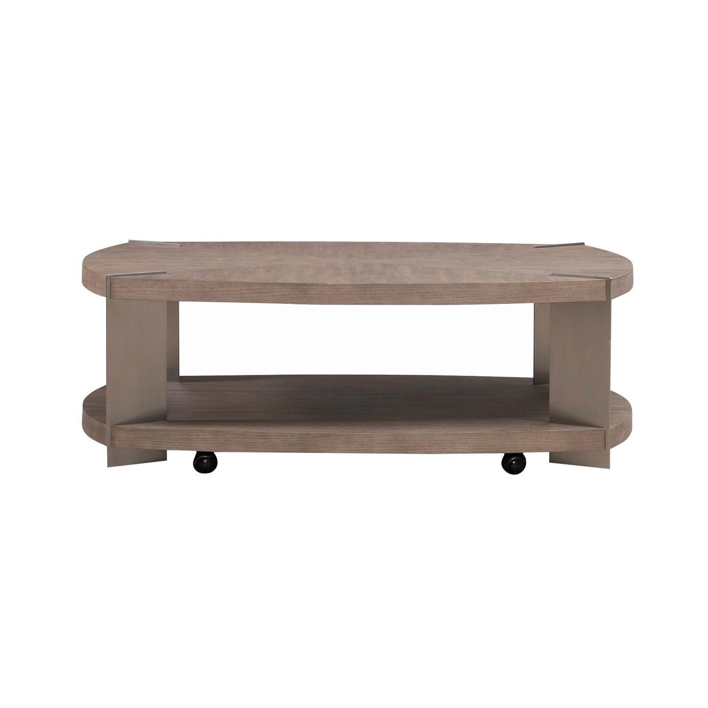 Harlow - Oval Cocktail Table - Light Brown - Hornell Furniture Outlet