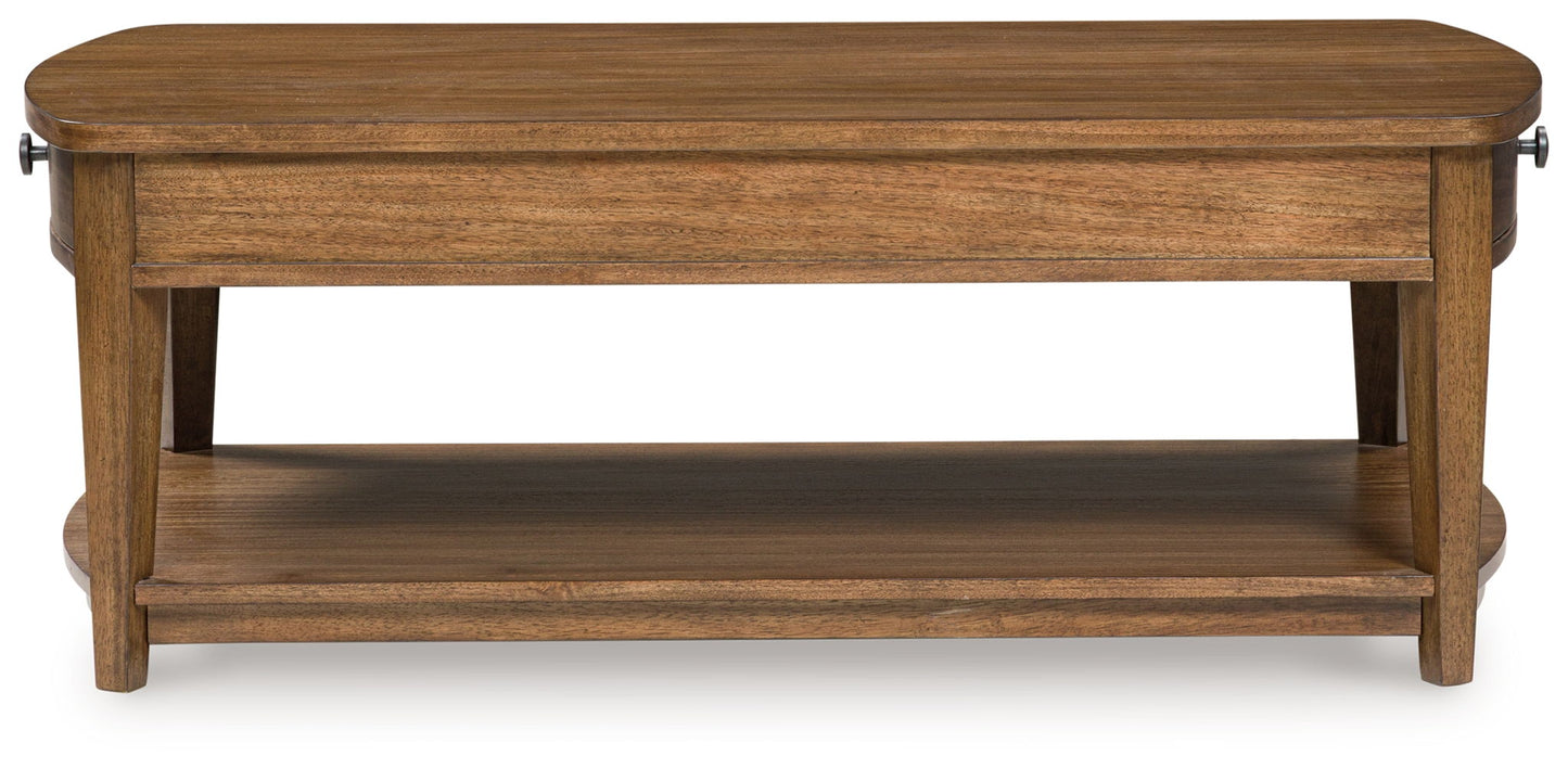 Burkbyer - Rectangular Table - Hornell Furniture Outlet