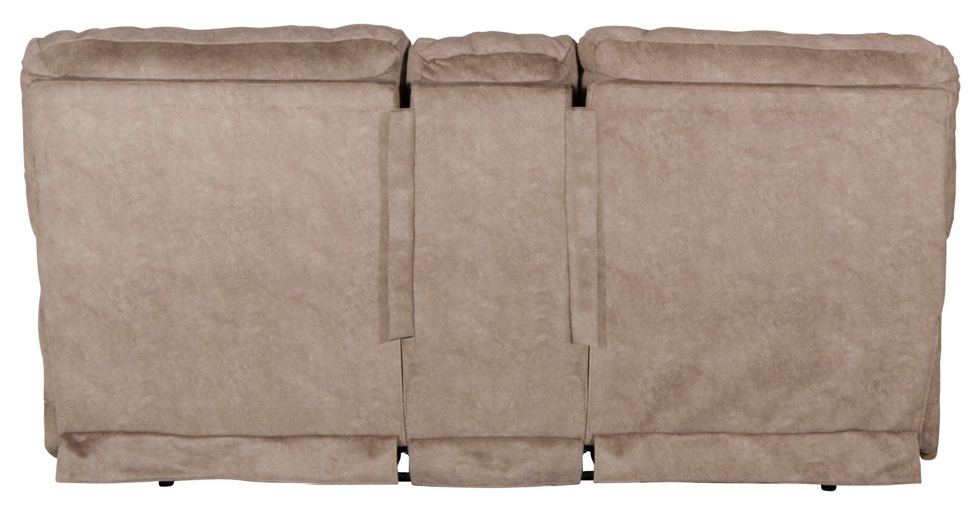 Reyes - Lay Flat Reclining Console Loveseat With Storage & Cupholders - Hornell Furniture Outlet