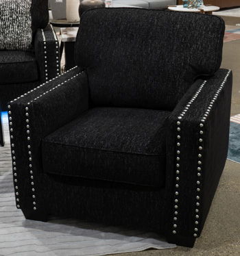 Jasmine Peaks - Coal - Chair - Hornell Furniture Outlet