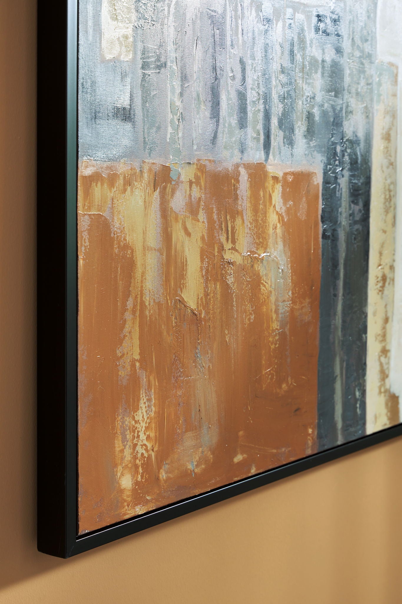 Howford - Brown / Black / Gray - Wall Art - Hornell Furniture Outlet
