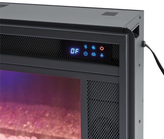Entertainment Accessories - Black - Fireplace Insert - Hornell Furniture Outlet