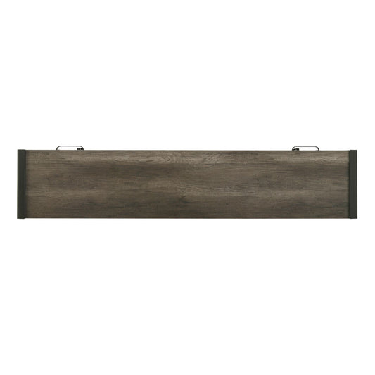 Fireplace TV Consoles - 686 78" Console With Fire FTS - Brown - Hornell Furniture Outlet