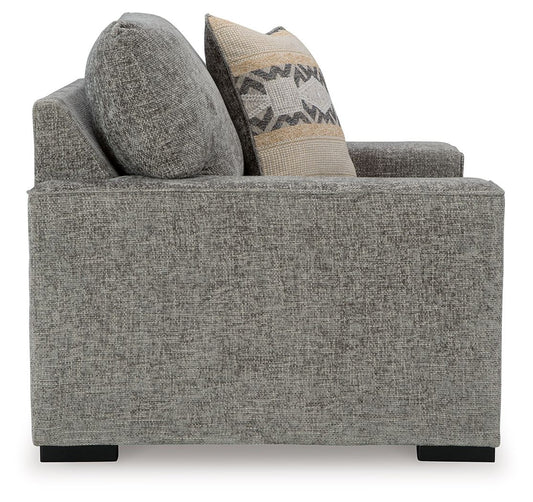 Dunmor - Graphite - Chair And A Half - Hornell Furniture Outlet