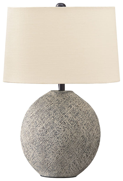 Harif - Beige - Paper Table Lamp - Hornell Furniture Outlet