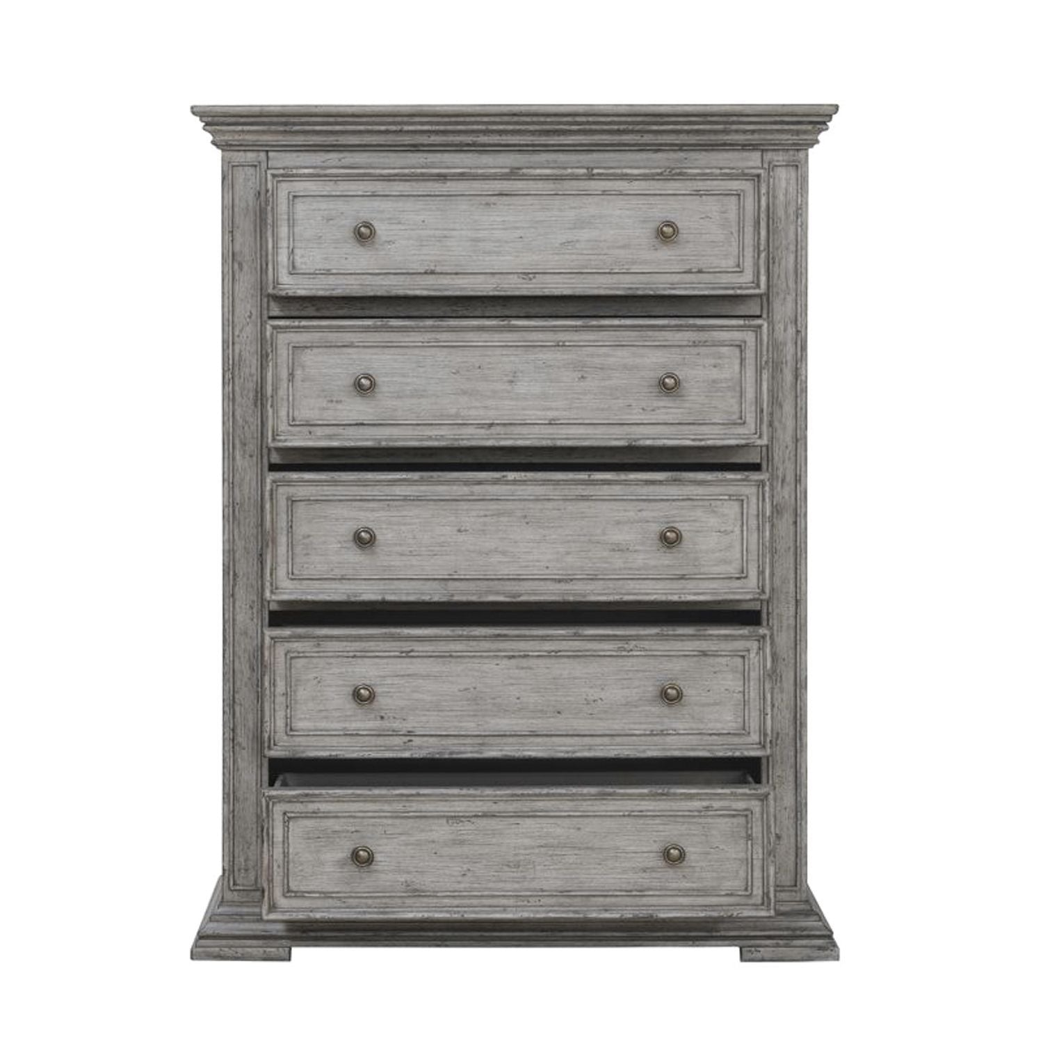 Big Valley - 5 Drawer Chest - Hornell Furniture Outlet