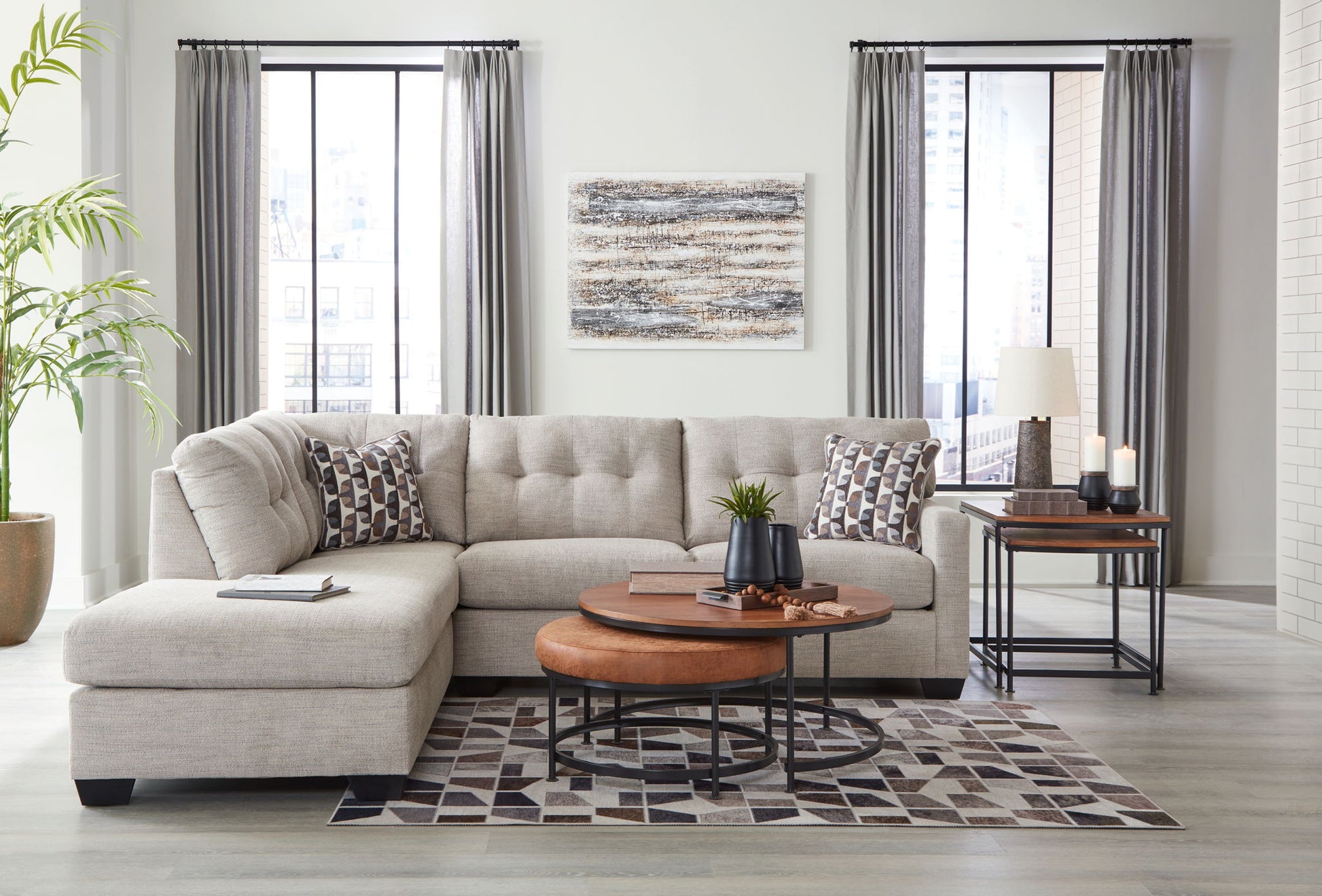 Mahoney - Sectional - Hornell Furniture Outlet