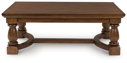 Sturlayne - Brown - Rectangular Cocktail Table - Hornell Furniture Outlet
