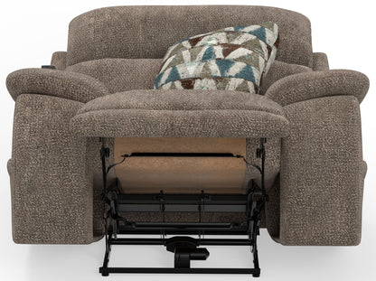 Joya - Power Lay Zero Gravity Recliner With Power Adjustable Headrest And CR3 Heat/Massage/Lumbar/ZG - Mushroom - Hornell Furniture Outlet