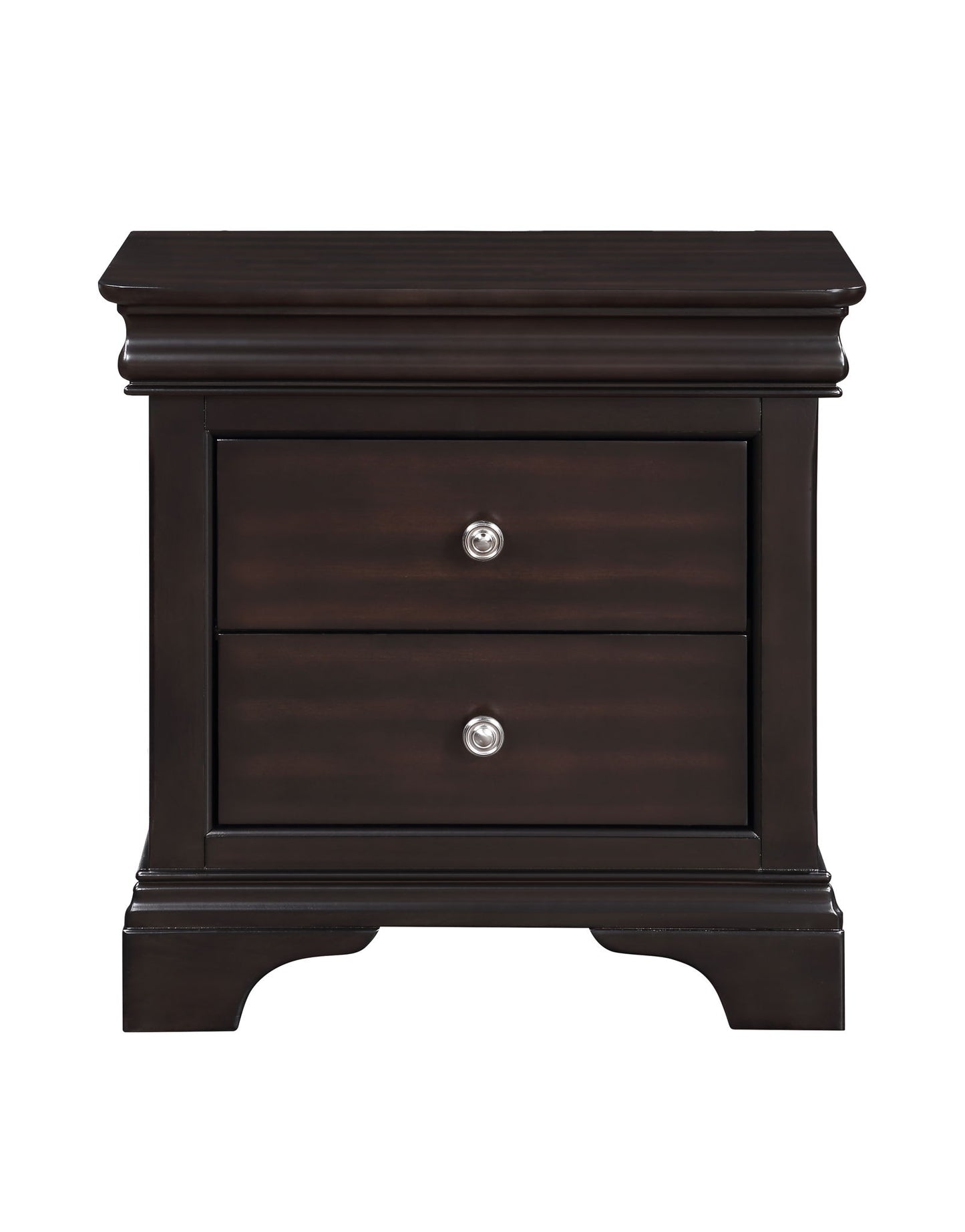 Dominique - Nightstand - Dark Brown - Hornell Furniture Outlet