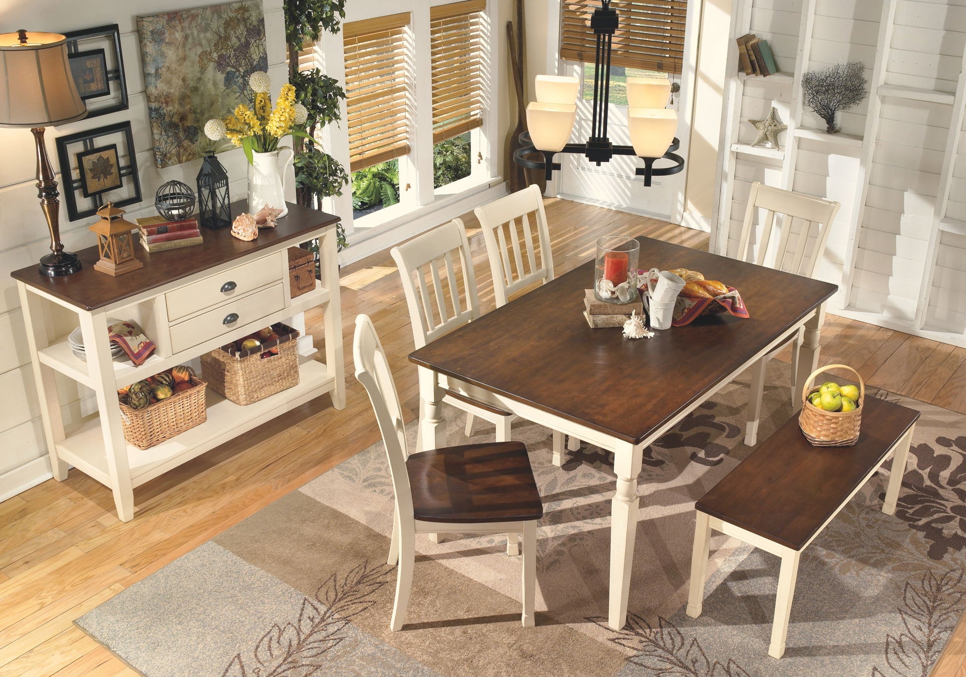 Whitesburg - Dining Table Set - Hornell Furniture Outlet