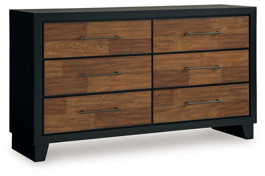 Kraeburn - Brown / Black - Dresser - Hornell Furniture Outlet