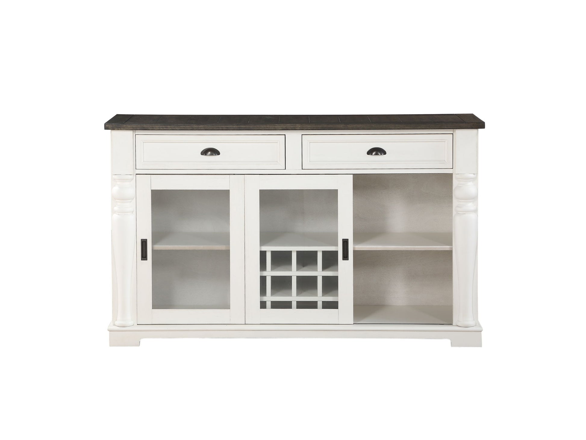 Joanna - Server - Two Tone - Hornell Furniture Outlet