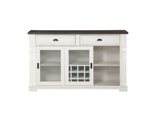 Joanna - Server - Two Tone - Hornell Furniture Outlet