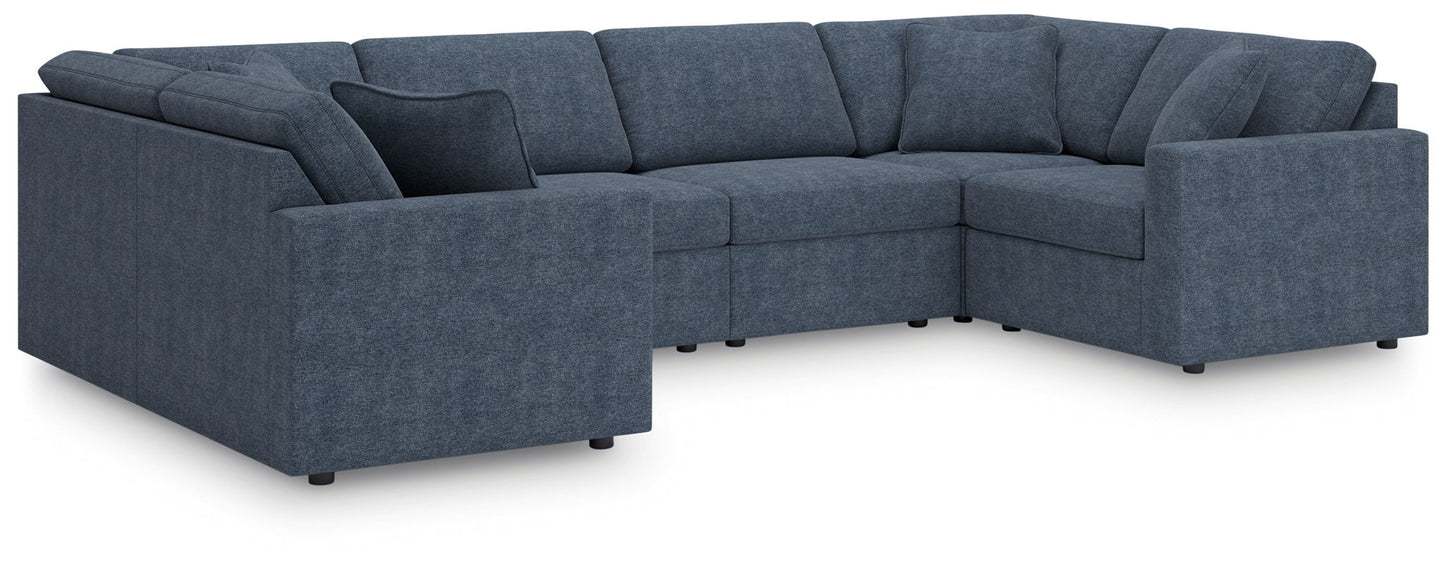 Modmax - Ink - 6 - Piece Sectional - Fabric - Hornell Furniture Outlet