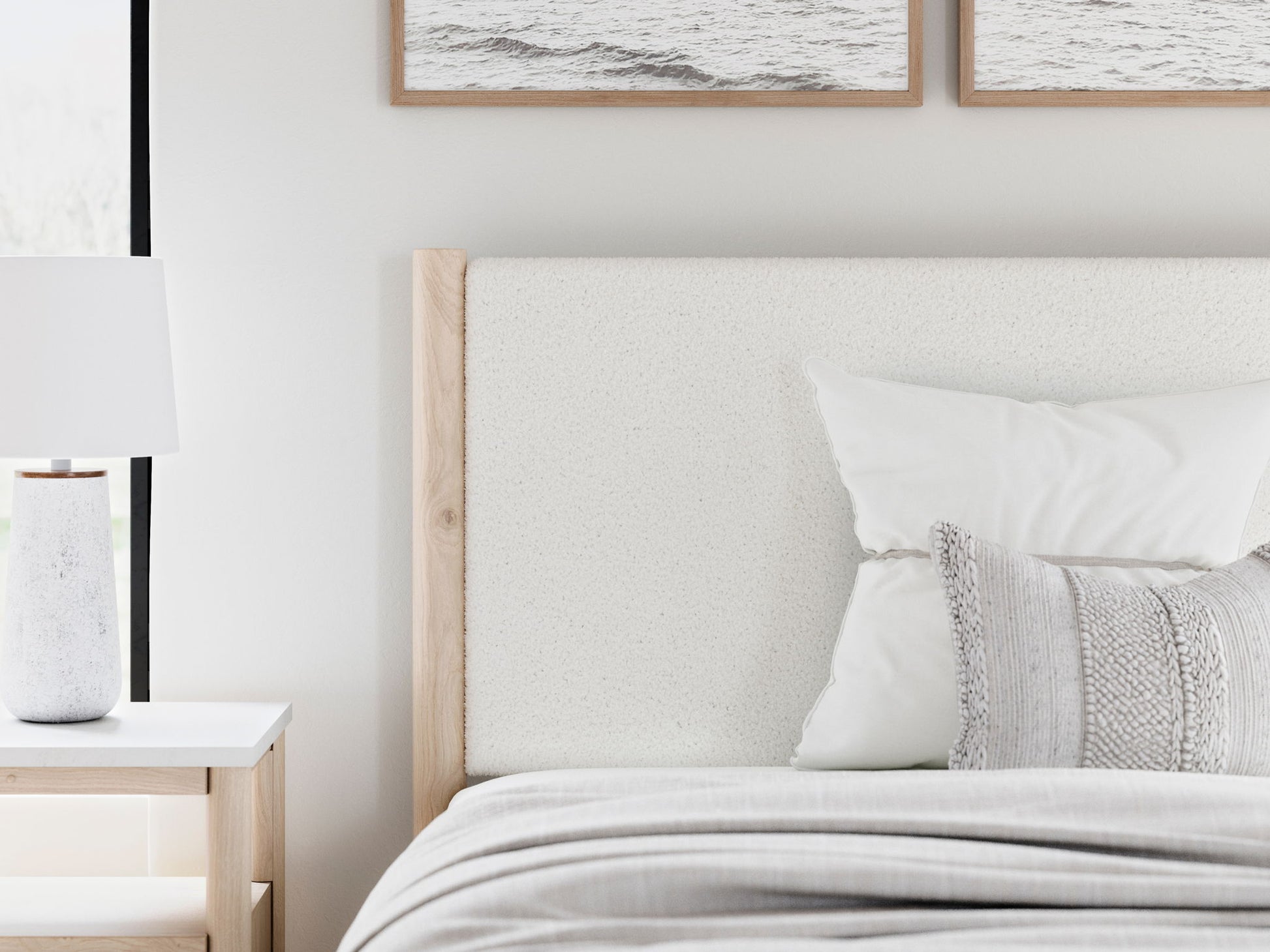 Cadmori - Upholstered Panel Bed - Hornell Furniture Outlet
