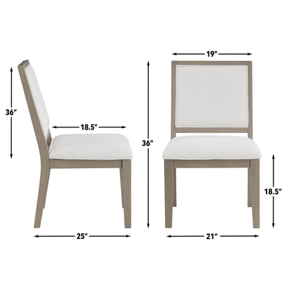 Lily - Side Chair (Set of 2) - Gray - Hornell Furniture Outlet