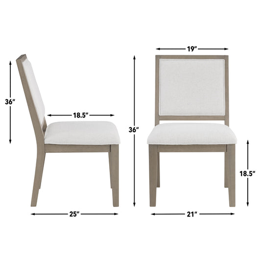 Lily - Side Chair (Set of 2) - Gray - Hornell Furniture Outlet