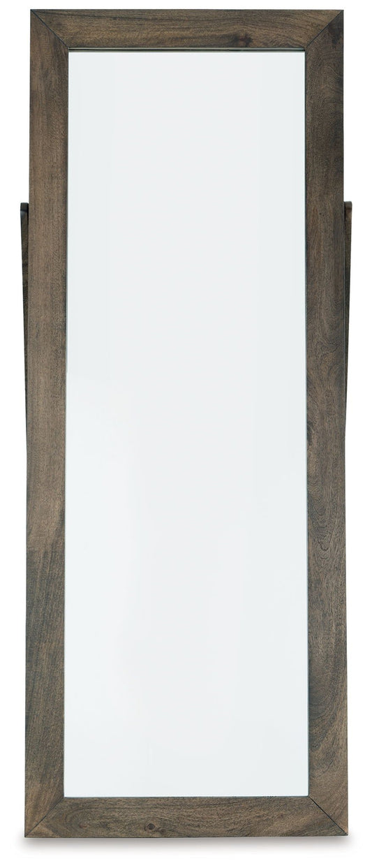 Dirkins - Brown - Floor Mirror - Hornell Furniture Outlet