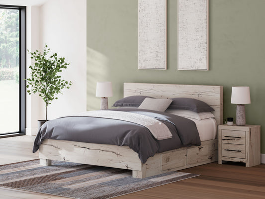 Lawroy - Panel Bed With Storage - Hornell Furniture Outlet