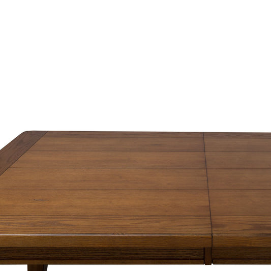 Treasures - Rectangular Leg Table - Light Brown - Hornell Furniture Outlet