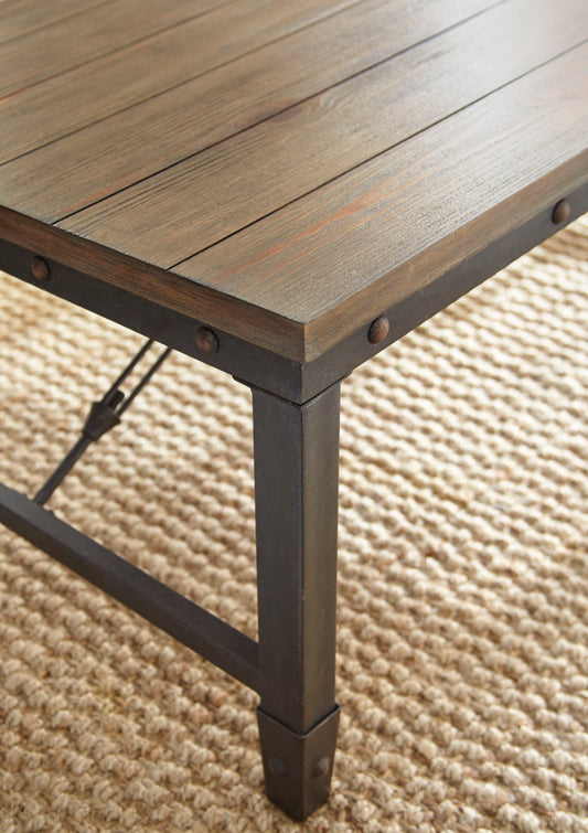 Jersey - 3 Pieces Occasional Table Set - Brown - Hornell Furniture Outlet
