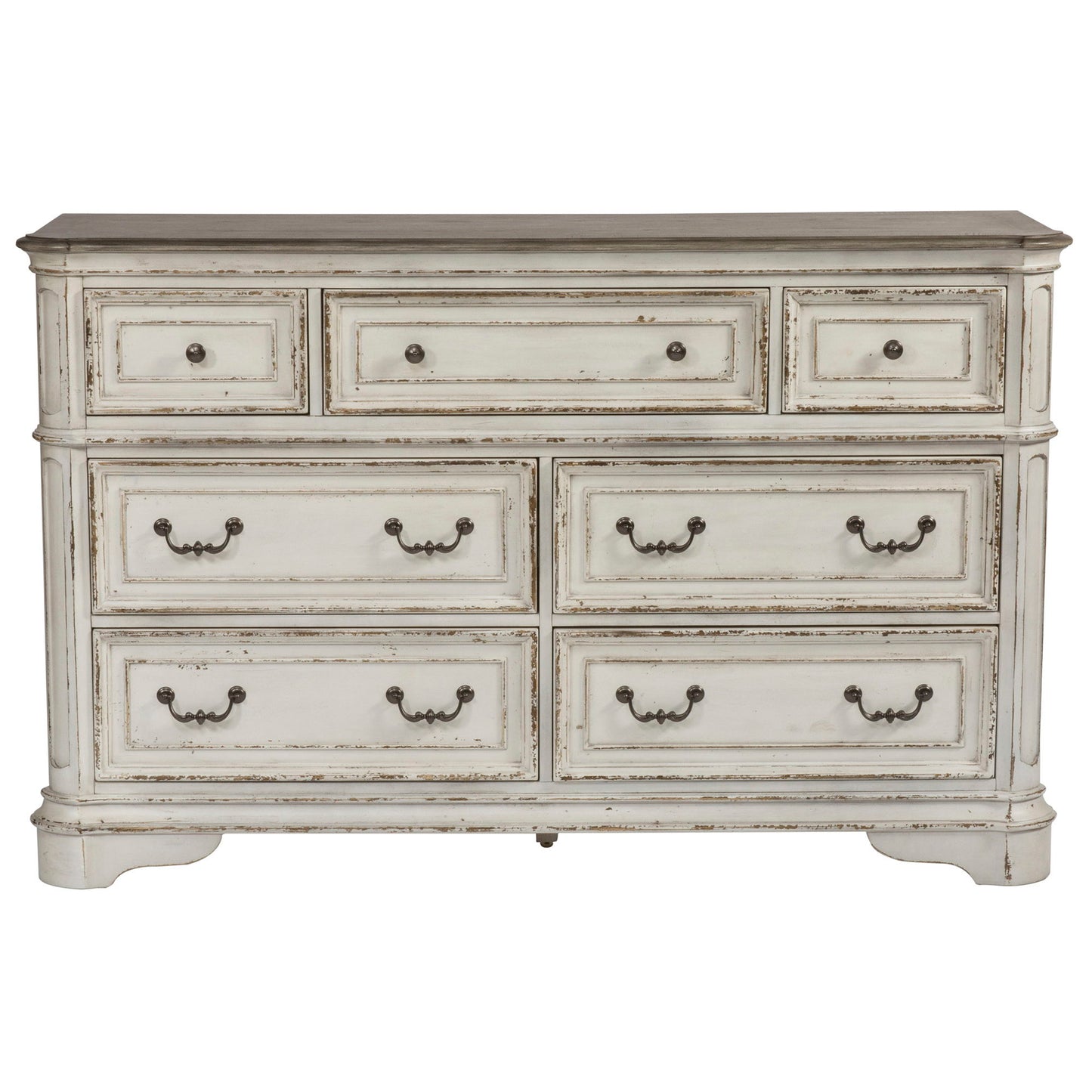 Magnolia Manor - 7 Drawer Dresser - Hornell Furniture Outlet