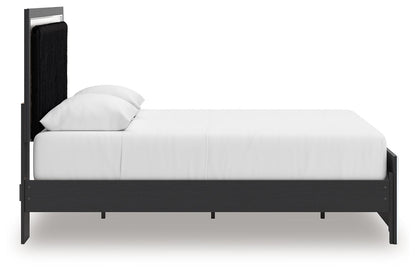 Zuraleus - Upholstered Panel Platform Bed With Roll Slats - Hornell Furniture Outlet