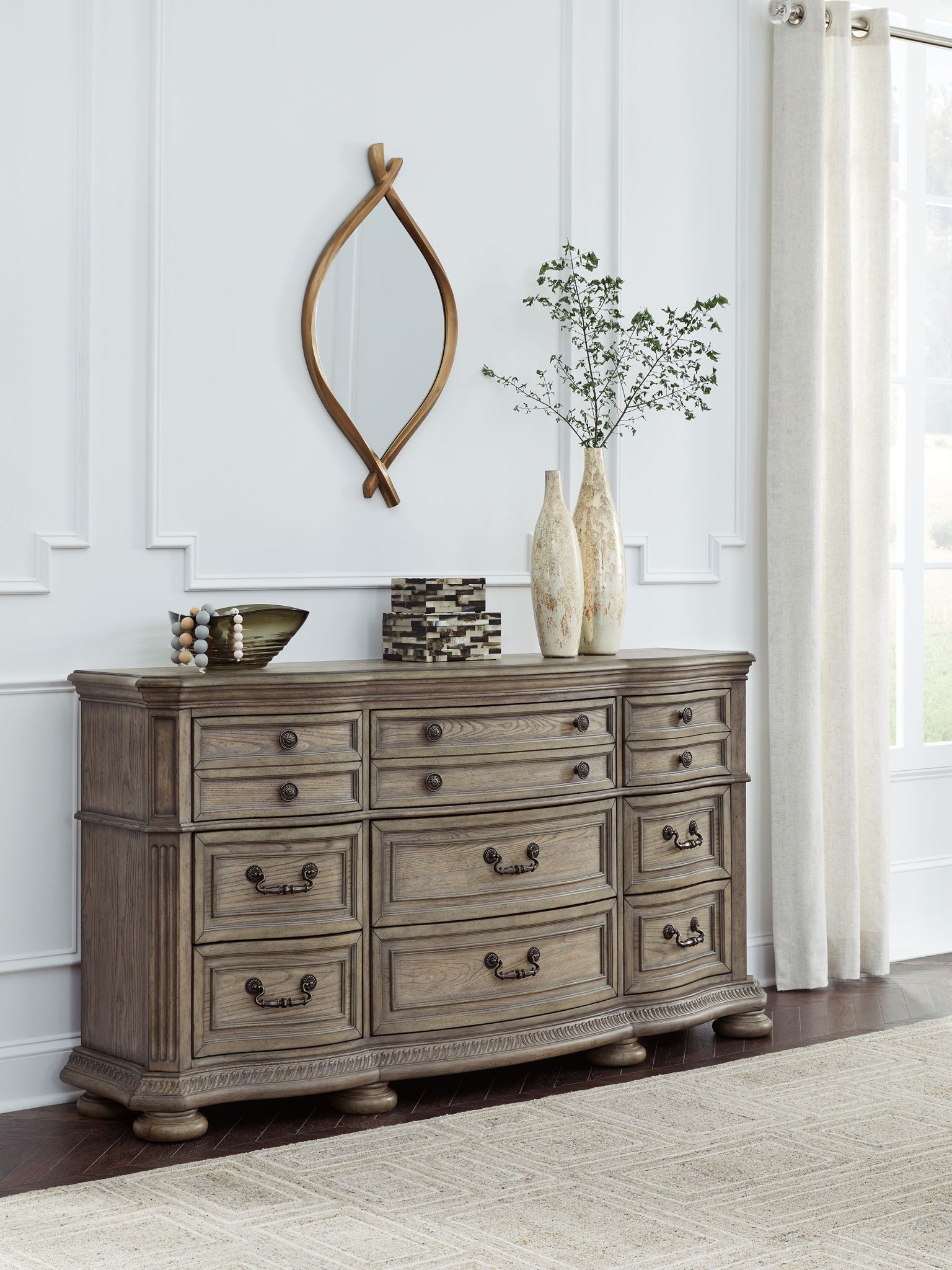 Ardenfield - Light Brown - Dresser - Hornell Furniture Outlet