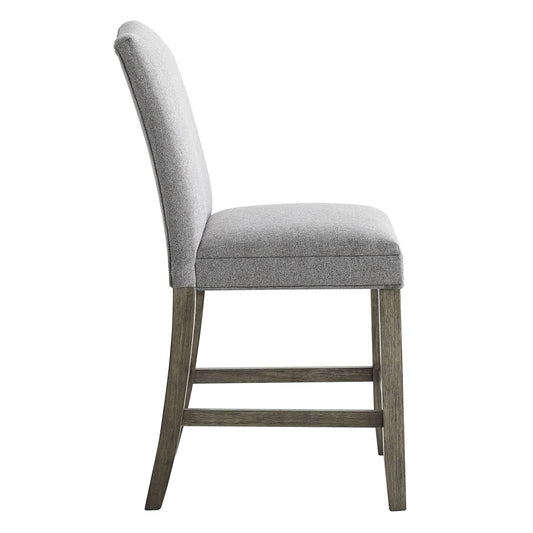 Grayson - Counter Chair (Set of 2) - Gray - Hornell Furniture Outlet
