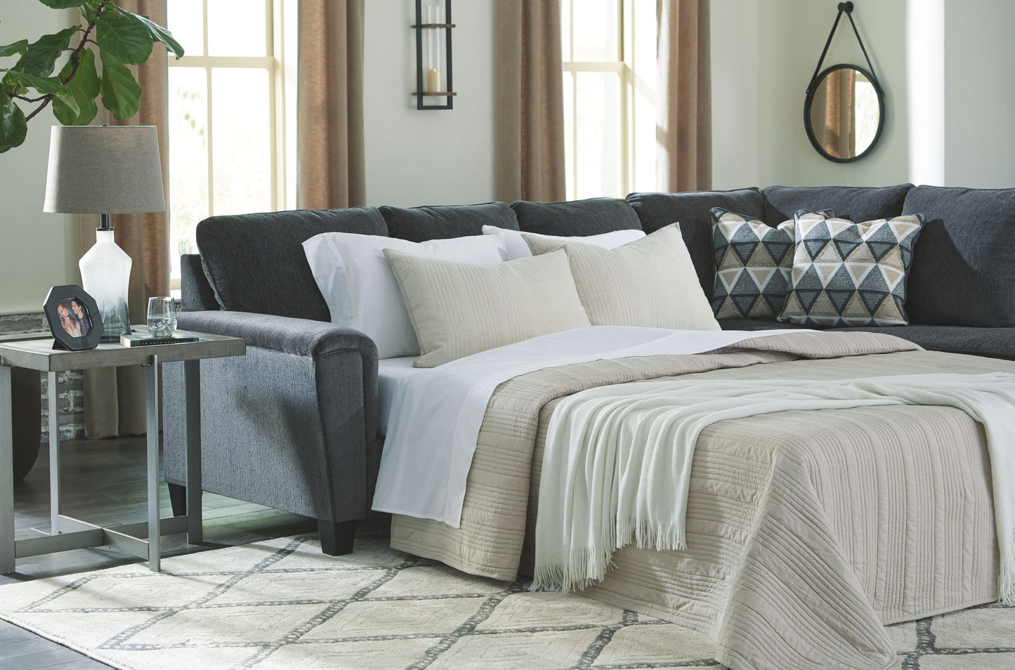 Abinger - Sleeper Sectional - Hornell Furniture Outlet