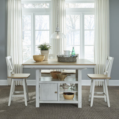 Lindsey Farm - Gathering Table Set - Hornell Furniture Outlet
