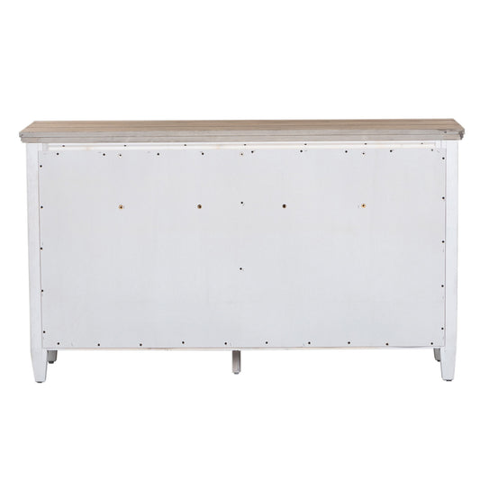 Heartland - 9 Drawer Dresser - White - Hornell Furniture Outlet